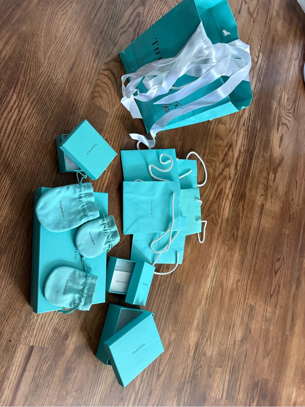 Tiffany & Co. Empty packaging lot